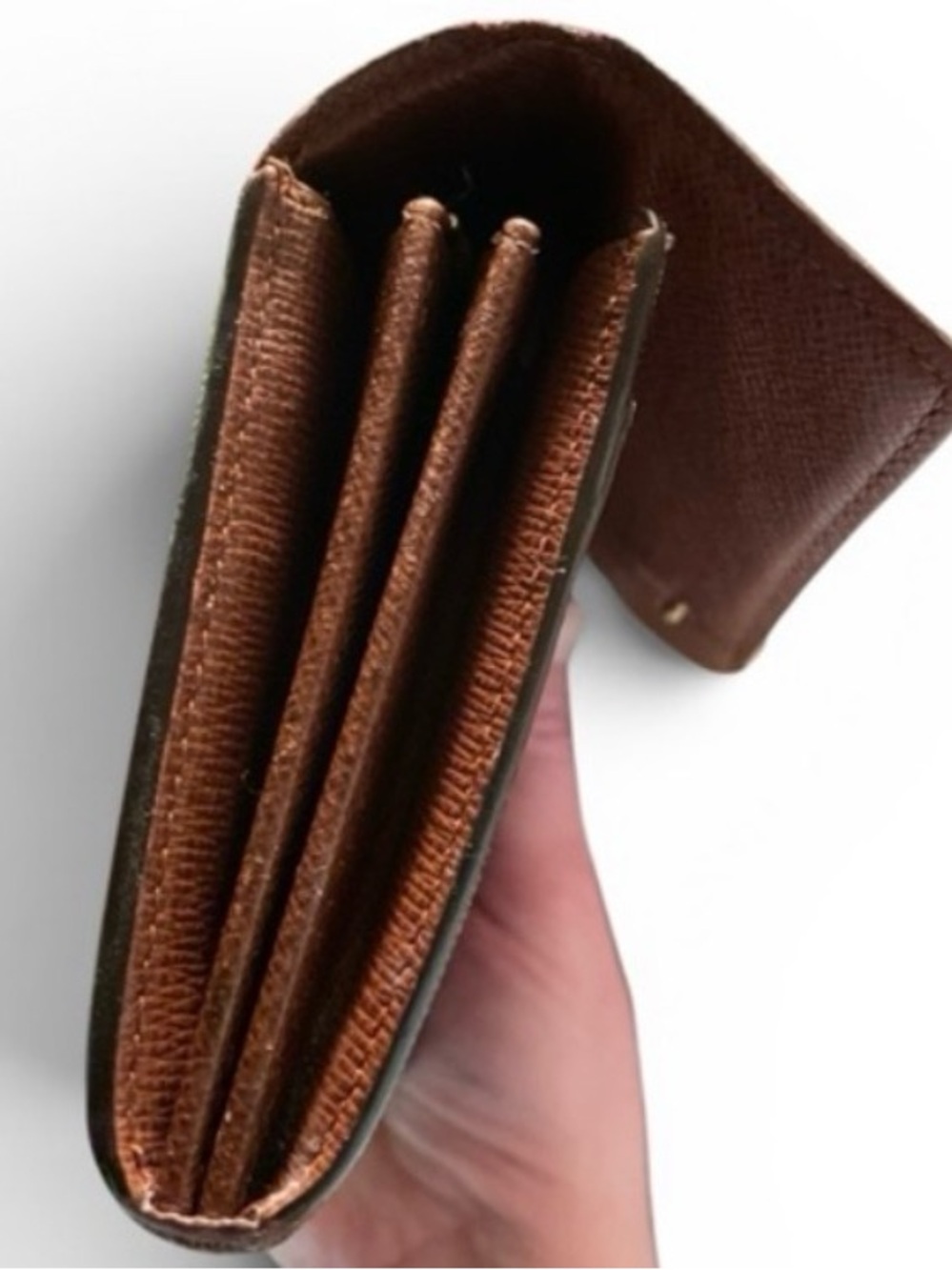 Louis Vuitton Emilie Wallet Monogram Canvas Brown Long Wallet Snap Closure LV - Picture 8 of 15
